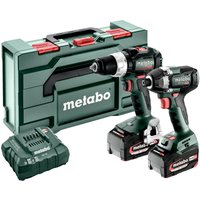 Akku-Maschinen-Set: bs 18 lt bl + ssd 18 lt 200 bl, 2x 5,2 Ah + Lader - Metabo von Metabo