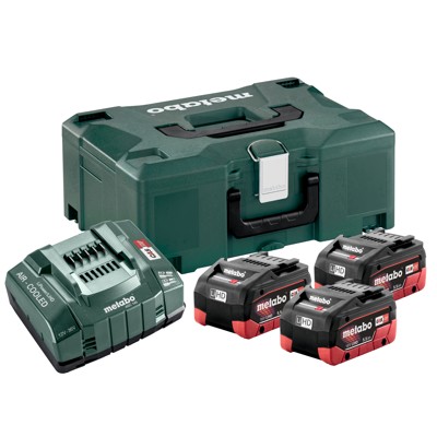 Basic-Set 3 x LiHD 5.5 Ah + ML Basic-Set 3 x LiHD 5.5 Ah + ML von Metabo