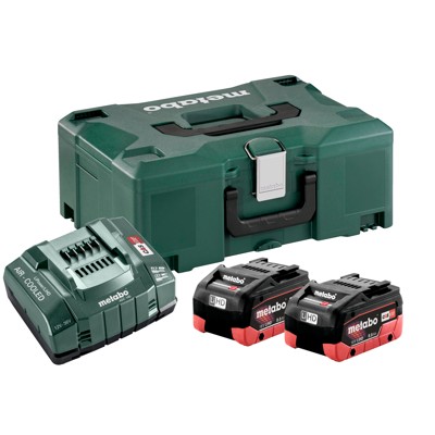 Basis-Set 2xLiHD Akkus 18V/8,0Ah Ladegerät ASC Ultra, MetaLoc Basis-Set 2xLiHD Akkus 18V/8,0Ah Ladegerät ASC Ultra, MetaLoc von Metabo