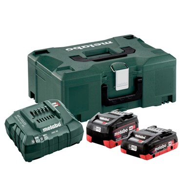 Basis-Set LiHD 1 x 4.0 Ah + 1 x 5.5 Ah + metaBOX 145 (685136000) von Metabo