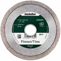 Metabo - Diamanttrennscheibe sp - t, 125x22,23 mm, Fliesen (628556000) von Metabo