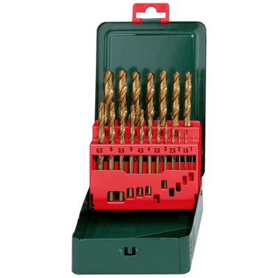 HSS-TIN Bohrerkassette-SP 19-teilig (627156000) von Metabo
