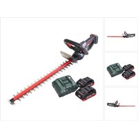 Hs 18 ltx 65 Akku Heckenschere 18 v 63 cm + 2x Akku 4,0 Ah + Ladegerät - Metabo von Metabo