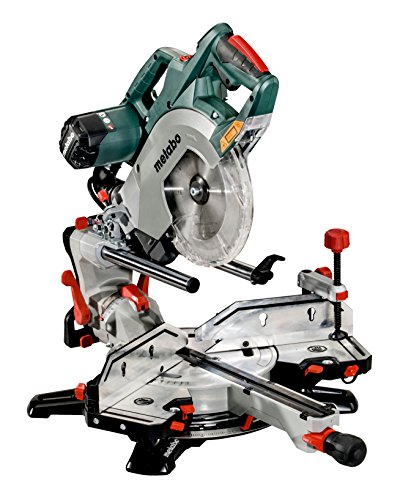 Metabo Kappsäge KGSV 72 XACT SYM (mit Zugfunktion + symetrisch verstellbarem Anschlagsystem, 1500 W, inkl. Laser + Arbeitslicht, Tisch drehbar) 612216000 von metabo