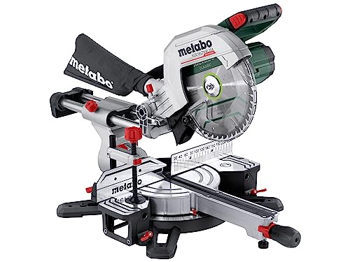 Metabo KGS 18 LTX BL 254 AkkuKappsäge (18V, mit Zugfunktion, Klasse M, Säge, mit Sägeblattnneigung) 614254850 von metabo