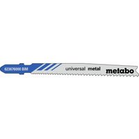 METABO 25 Stichsägeblätter universal metal 74 mm, progressiv, BiM, Type 23676 (623620000) von Metabo