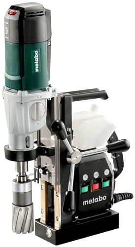 metabo Magnetkernbohrmaschine MAG 50-1200 W, 50 mm Bohrtiefe, 90 Nm Drehmoment, 12250 N Magnethaltekraft - LED-Licht, VTC-Elektronik, 2-Gang-Getriebe, Überlastschutz - Inkl. Transportkoffer von metabo