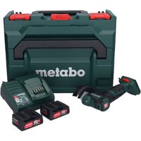 Metabo - PowerMaxx cc 12 bl Akku Winkelschleifer 12 v 76 mm ( 600348500 ) Brushless + 2x Akku 2,0 Ah + Ladegerät + x von Metabo