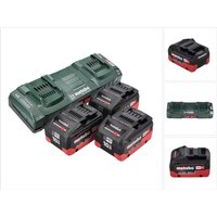 Metabo 18 V Basis Set 3x Akku 10,0 Ah LIHD + ASC 145 DUO Doppelladegerät CAS System Metabo 18 V Basis Set 3x Akku 10,0 Ah LIHD + ASC 145 DUO Doppelladegerät CAS System von Metabo