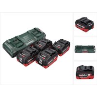Metabo 18 V Basis Set 4x Akku 10,0 Ah LIHD + ASC 145 DUO Doppelladegerät CAS System Metabo 18 V Basis Set 4x Akku 10,0 Ah LIHD + ASC 145 DUO Doppelladegerät CAS System von Metabo