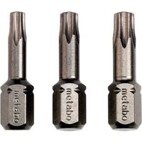 Metabo 3 Bits für Torx-Schrauben T15/ 20/ 25 Torsion von Metabo