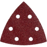 Metabo 5 Haftschleifblätter 93x93 mm ,P 60, Serie "professional", für Holz und Metall, für DreieckschleiferHolz+Metall, für Dreieckschleifer von Metabo