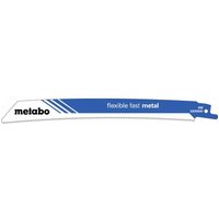 Metabo - 5 Säbelsägeblätter flexible fast metal 225 x 1,1 mm, BiM, 1,8mm/14TPI (626569000) von Metabo