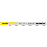 Metabo 5 U-Stichsägeblätter "clean wood premium" 82/ 2,5 mm, BiM, Universalschaft von Metabo