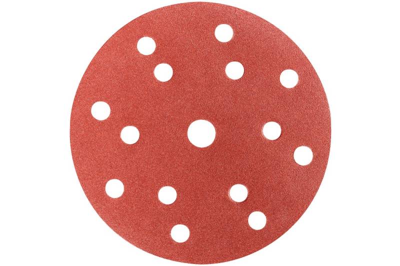 Metabo 50 Haftschleifblätter 150 mm P120 Holz + Metall "multi-hole" von Metabo