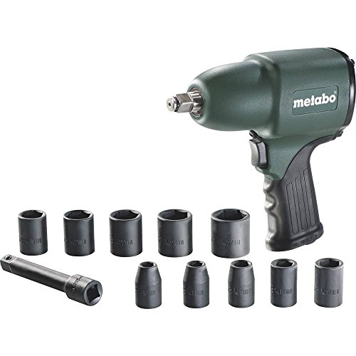 Metabo Druckluft-Schlagschrauber DSSW 360 Set 1/2" (604118500) Kunststoffkoffer, Arbeitsdruck: 6.2 bar, Luftbedarf: 6 l/s, Vierkantaufnahme: 1/2" von metabo