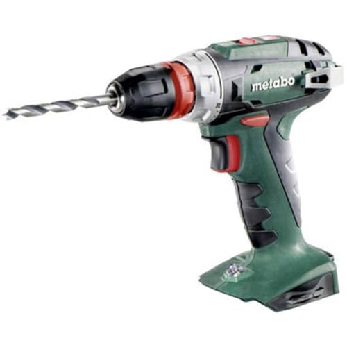 metabo Akku-Bohrschrauber BS 18 Quick - 18 V, CAS, 48 Nm Drehmoment, Ø 20 mm Holz, 1.600 U/min - Schnellwechsel-System, kompakt & leicht, Profi-Bohrer für Heimwerker & Baustelle - Inkl. metaBOX von metabo