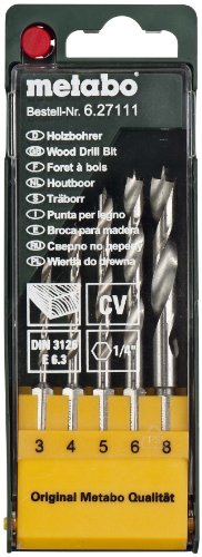 Metabo Holzbohrer-Kassette, 5-teilig E 6,3 (627111000) Metabo Holzbohrer-Kassette, 5-teilig E 6,3 (627111000) von metabo