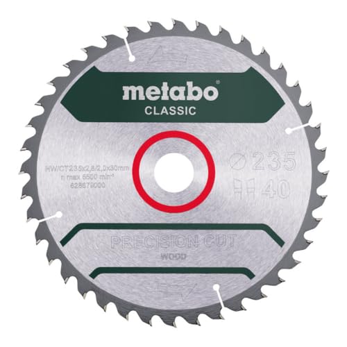 Metabo Sägeblatt "precision cut wood - classic", 235x2,8/2,0x30 Z40 WZ 15° /B von metabo