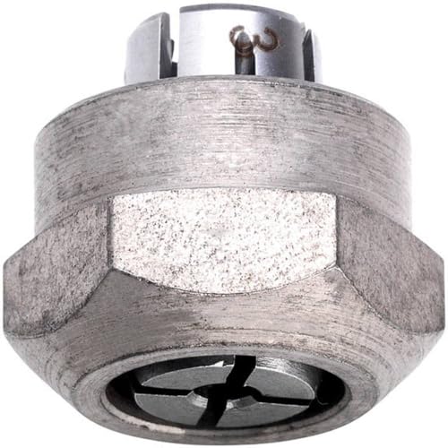 metabo Spannzange Ø 6 mm mit Spannmutter Zweikant - Zubehör für Geradschleifer - Präzise Werkzeugaufnahme für Fräsen Schleifen Gravieren - Ideal für Werkstatt Metallbearbeitung Modellbau von metabo