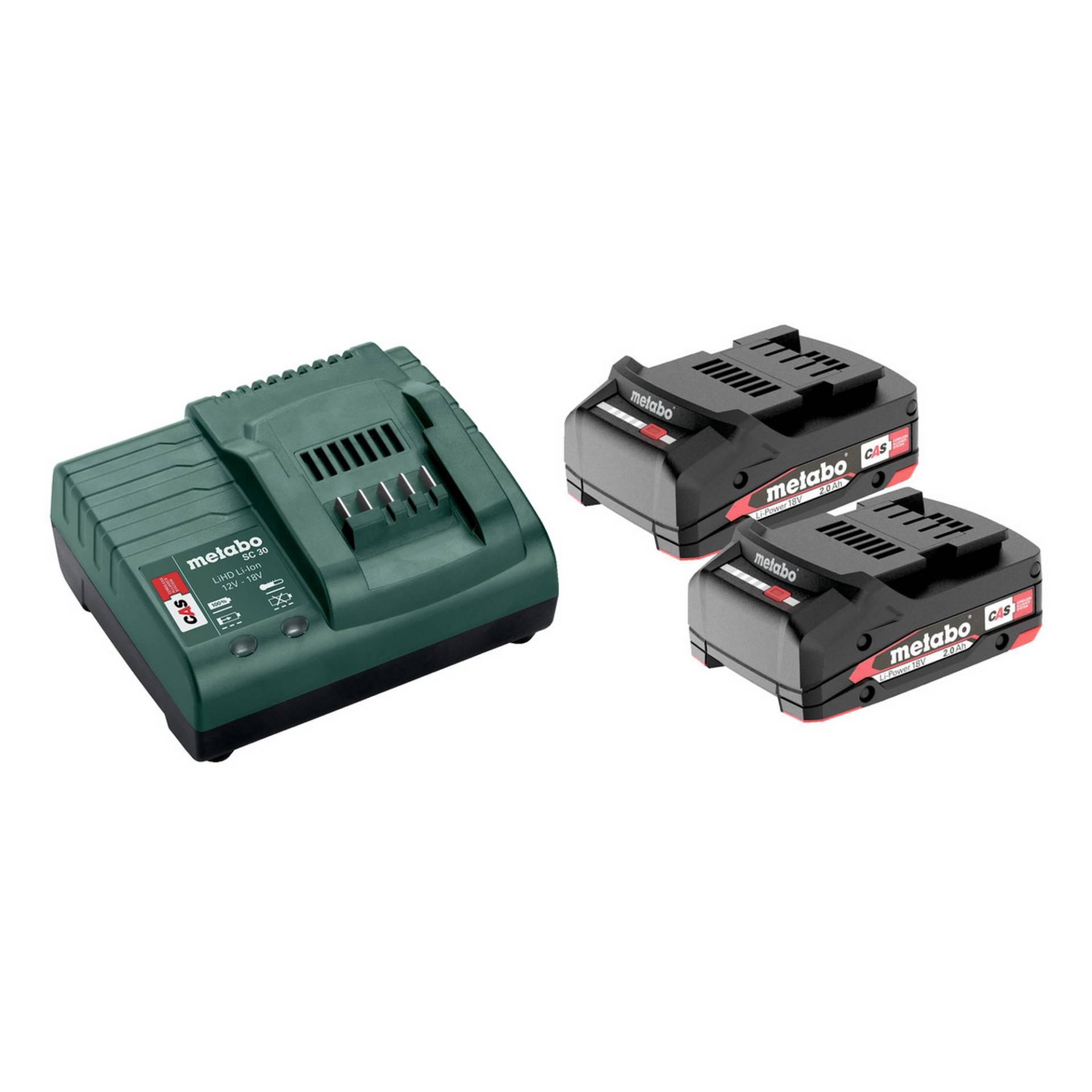 Metabo Akku-Basis-Set 2 x 2,0 Ah mit Ladegerät Metabo Akku-Basis-Set 2 x 2,0 Ah mit Ladegerät von Metabo