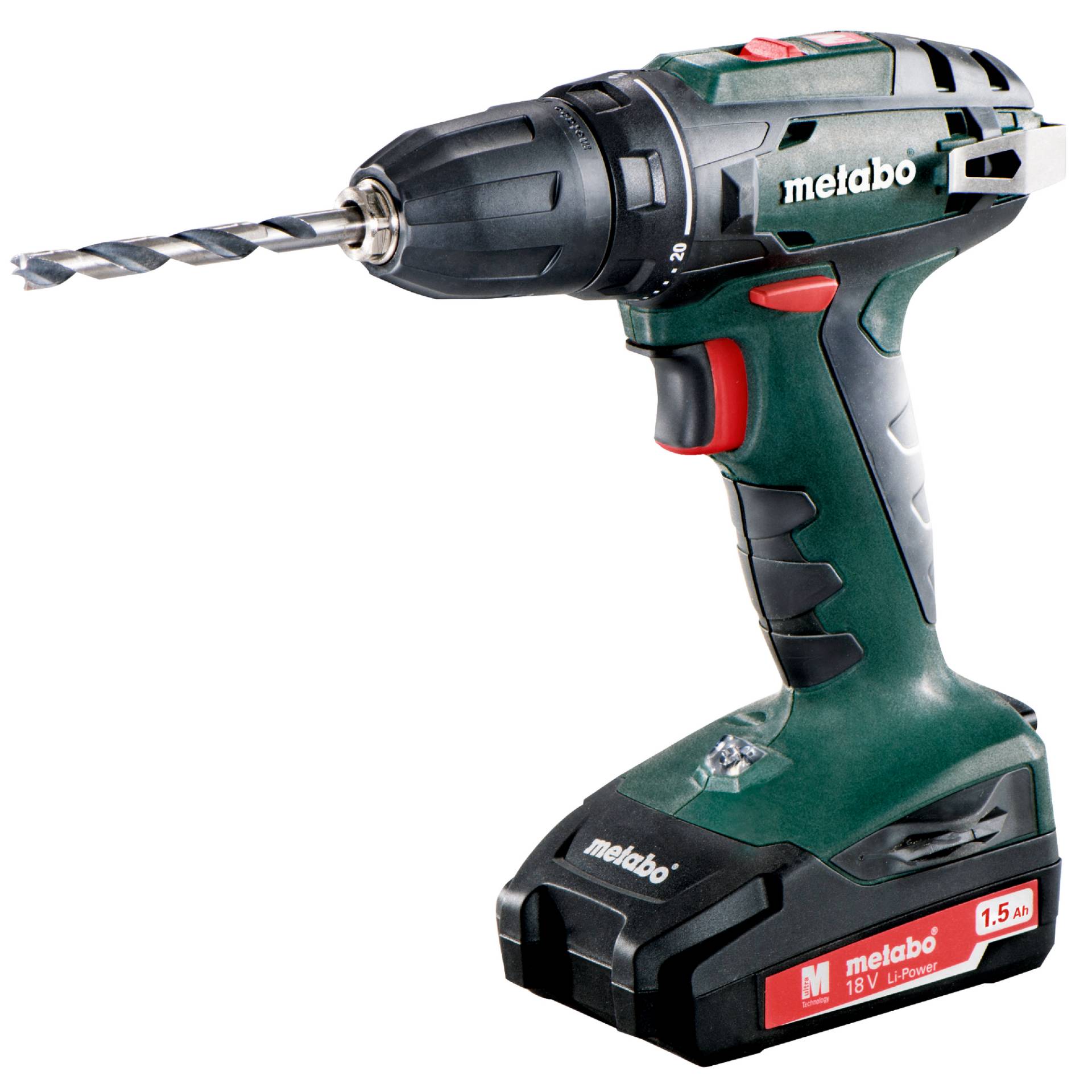 Metabo Akku-Bohrschrauber 'BS 18' 18 V mit 2 Akkus und Ladegerät Metabo Akku-Bohrschrauber 'BS 18' 18 V mit 2 Akkus und Ladegerät von Metabo