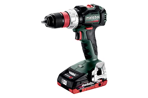 Metabo Akku-Bohrschrauber BS 18 LT BL Q (18V, Quick-System: Schnellwechsel-Funktion - inkl. 2 CAS LiHD Akkupacks (18 V/4,0 Ah); Ladegerät und Transportkoffer) 602334800 von metabo