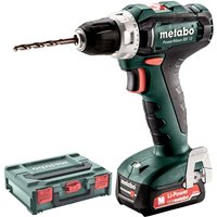 12V Akku Bohrschrauber PowerMaxx bs 12 2x 2,0 Ah Akkus + sc 36 + x - Metabo von Metabo