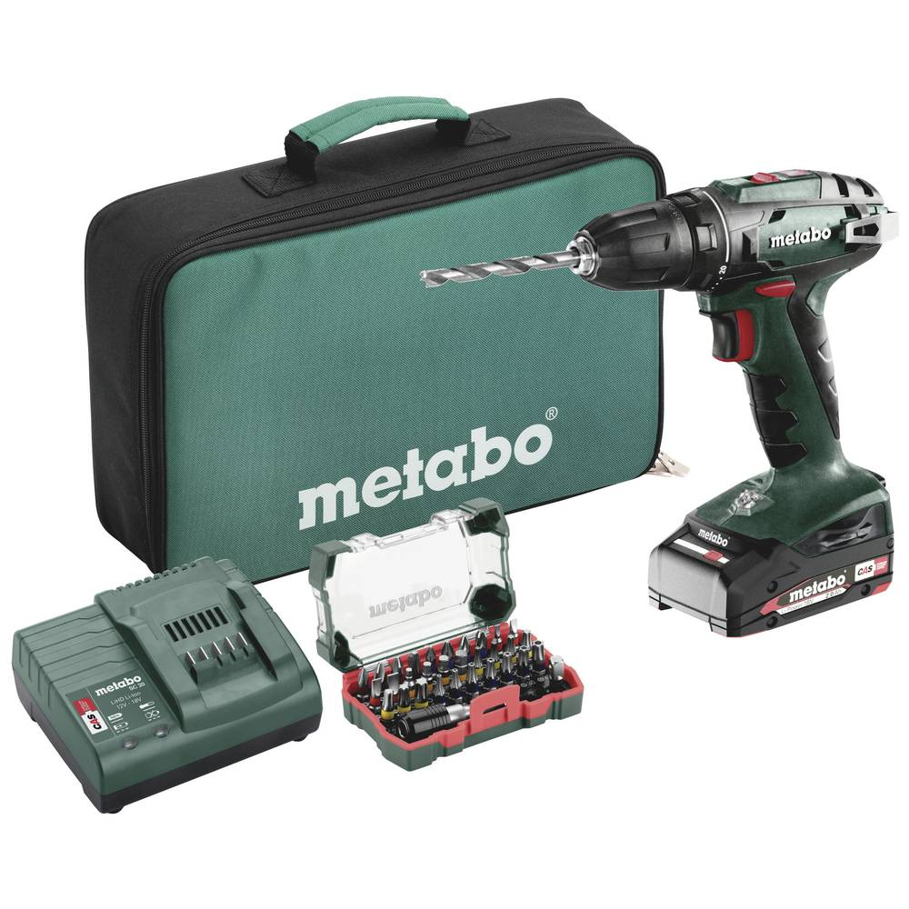 Metabo Akku Bohrschrauber Set Bs 18 Akku Li Power 2 Ah Siehe Text/Foto C-Ware Metabo Akku Bohrschrauber Set Bs 18 Akku Li Power 2 Ah Siehe Text/Foto C-Ware von Metabo