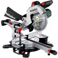 Metabo Akku-Kappsäge KGS 18 LTX BL 254 (614254810) mit Zugfunktion 18V 2x8Ah LiHD + ASC 145 von Metabo