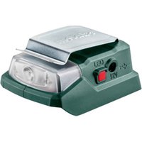 Metabo Akku-Power-Adapter PowerMaxx PA 12 LED-USB 12 V Anschluss + 5 V USB + LED-Licht; Karton von Metabo