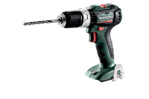 Metabo Akku Schlagbohrschrauber SB 12 BL (12 V, ohne Akku, mit LED-Licht, Bitdepot, Schnellspannbohrfutter) 601077890 von metabo