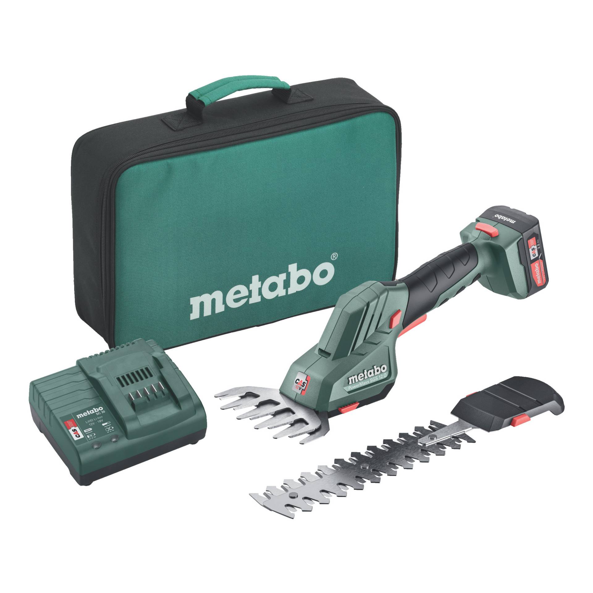 Metabo Akku-Strauch- und Grasschere 'PowerMaxx SGS 12 Q' 12 V von Metabo