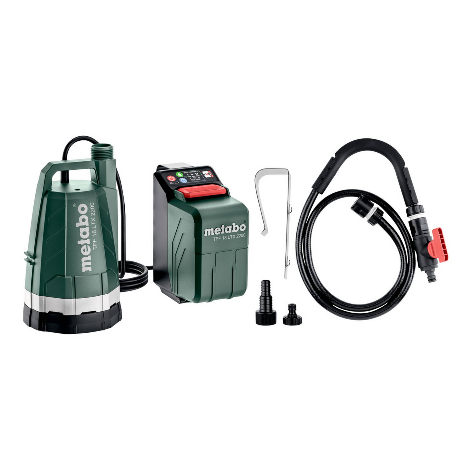 Metabo Akku-Tauch-/Regenfasspumpe 'TPF 18 LTX 2200' 2200 l/h ohne Akku Metabo Akku-Tauch-/Regenfasspumpe 'TPF 18 LTX 2200' 2200 l/h ohne Akku von Metabo