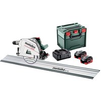 Metabo Akku-Tauchkreissäge KT 18 LTX 66 BL mit 2x 8,0 Ah+Lader in MetaBox+FS 160 von Metabo