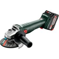Metabo Akku-Winkelschleifer W 18 7-125 metaBOX 165 L; 18V 2x4Ah Li-Power + ASC 55 von Metabo