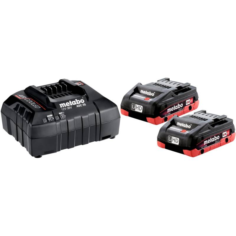 Metabo Basic-Set 2 x LiHD 4 Ah von Metabo