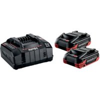 Metabo Basic-Set 2 x LiHDX 4.0 Ah ASC 145 (685306000) von Metabo