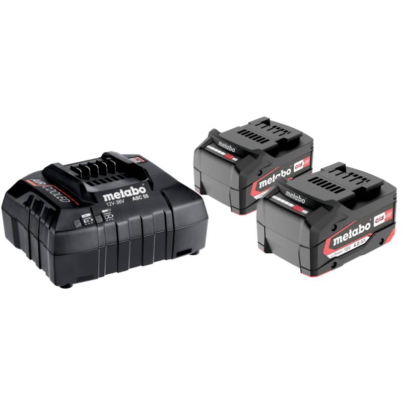 Metabo Basis-Set 2 x 4.0 Ah von Metabo