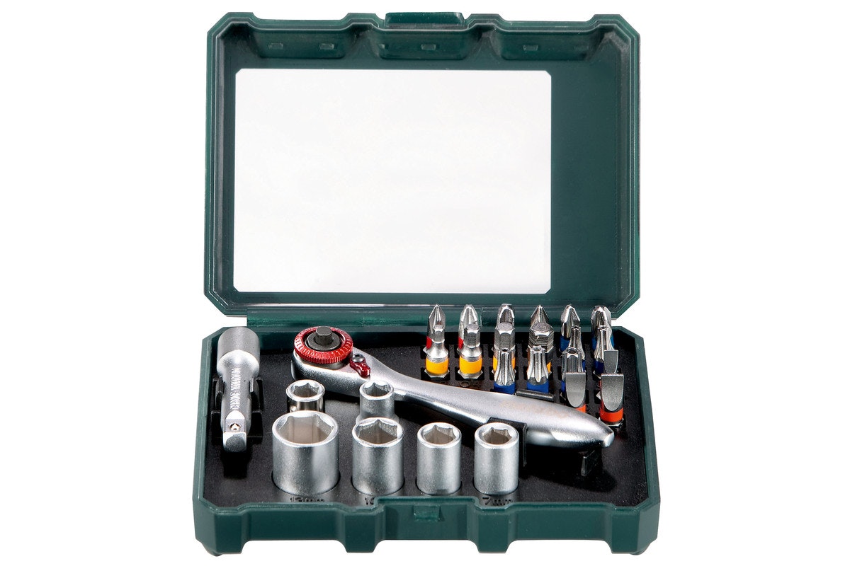 Metabo Bit-Box und Ratschenset "SP"26-teilig Metabo Bit-Box und Ratschenset "SP"26-teilig von Metabo