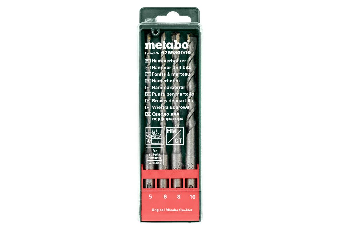 Metabo Bohrer-Set SDS-Plus 4-teilig Metabo Bohrer-Set SDS-Plus 4-teilig von Metabo