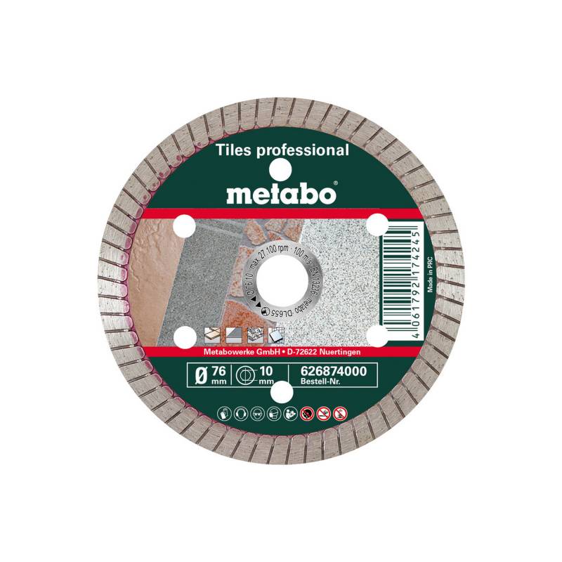 Metabo Diamanttrennscheibe 'Professional' 76 x 10 mm von Metabo