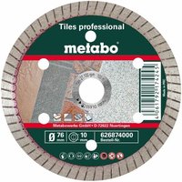 Diamanttrennscheibe, 76x10,0mm, 'tp', Fliesen 'professional' (626874000) - Metabo von Metabo