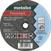 Flexiarapid 616185000 Trennscheibe gerade 230 mm 25 St. Metall - Metabo von Metabo