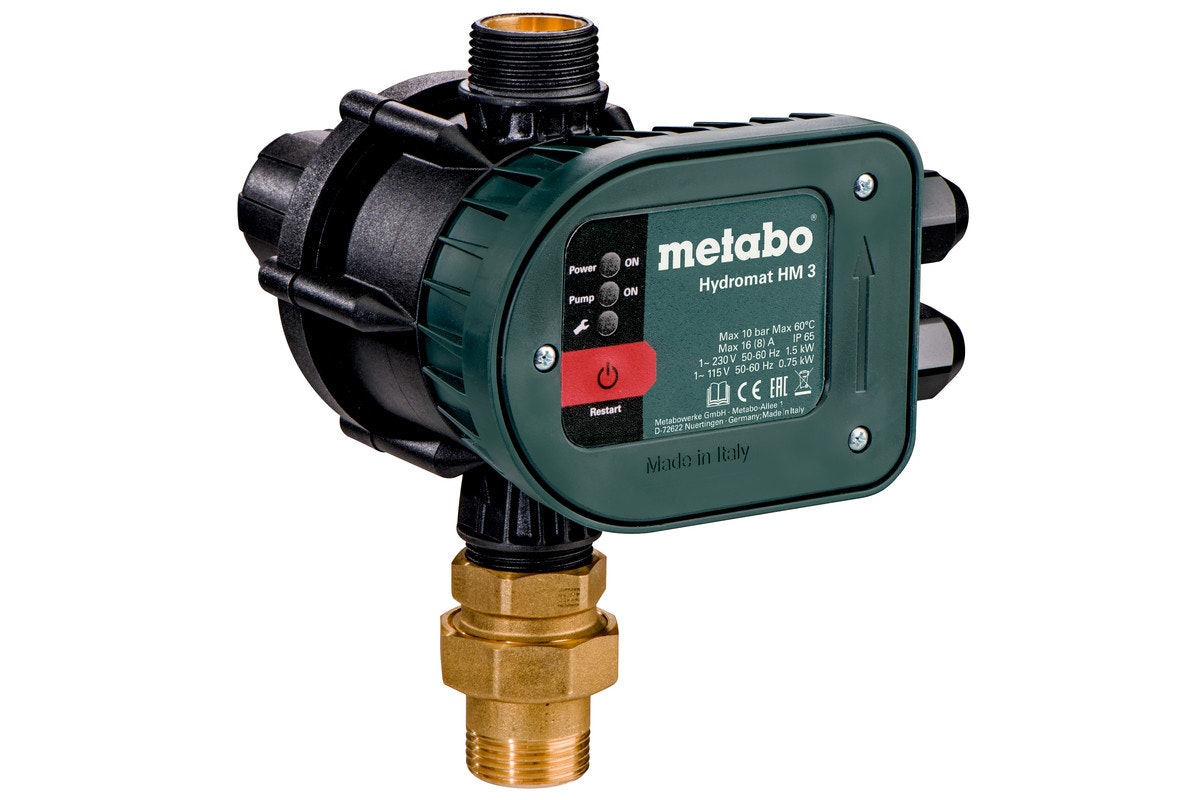 Metabo HM 3 - Elektronischer Druckschalter mit Trockenlaufschutz Metabo HM 3 - Elektronischer Druckschalter mit Trockenlaufschutz von Metabo