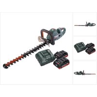 Metabo HS 18 LTX BL 55 Akku Heckenschere 18 V 50 cm Brushless + 2x Akku 4,0 Ah + Ladegerät von Metabo