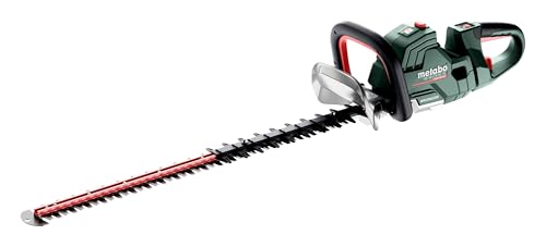 metabo Akku Heckenschere HS 18 LTX BL 75-18V, 75 cm Schnittlänge, 3400/min Schnittzahl - Bürstenlos, kraftvoll, leicht, ergonomisch, präziser Rückschnitt und lange Laufzeit - Für große Heckenflächen metabo Akku Heckenschere HS 18 LTX BL 75-18V, 75 cm Schnittlänge, 3400/min Schnittzahl - Bürstenlos, kraftvoll, leicht, ergonomisch, präziser Rückschnitt und lange Laufzeit - Für große Heckenflächen von metabo