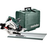 Metabo Handkreissäge KS 55 FS Set mit Führungsschiene FS 80; Kunststoffkoffer von Metabo
