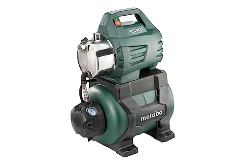 Metabo Hauswasserwerk HWW 4500/25 Inox (600972000) Karton, Nennaufnahmeleistung: 1300 W, Max. Fördermenge: 4500 l/h, Max. Förderhöhe: 48 m von metabo