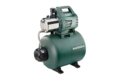 Metabo Hauswasserwerk HWW 6000/50 Inox (600976000) Karton, Nennaufnahmeleistung: 1300 W, Max. Fördermenge: 6000 l/h, Max. Förderhöhe: 55 m von metabo